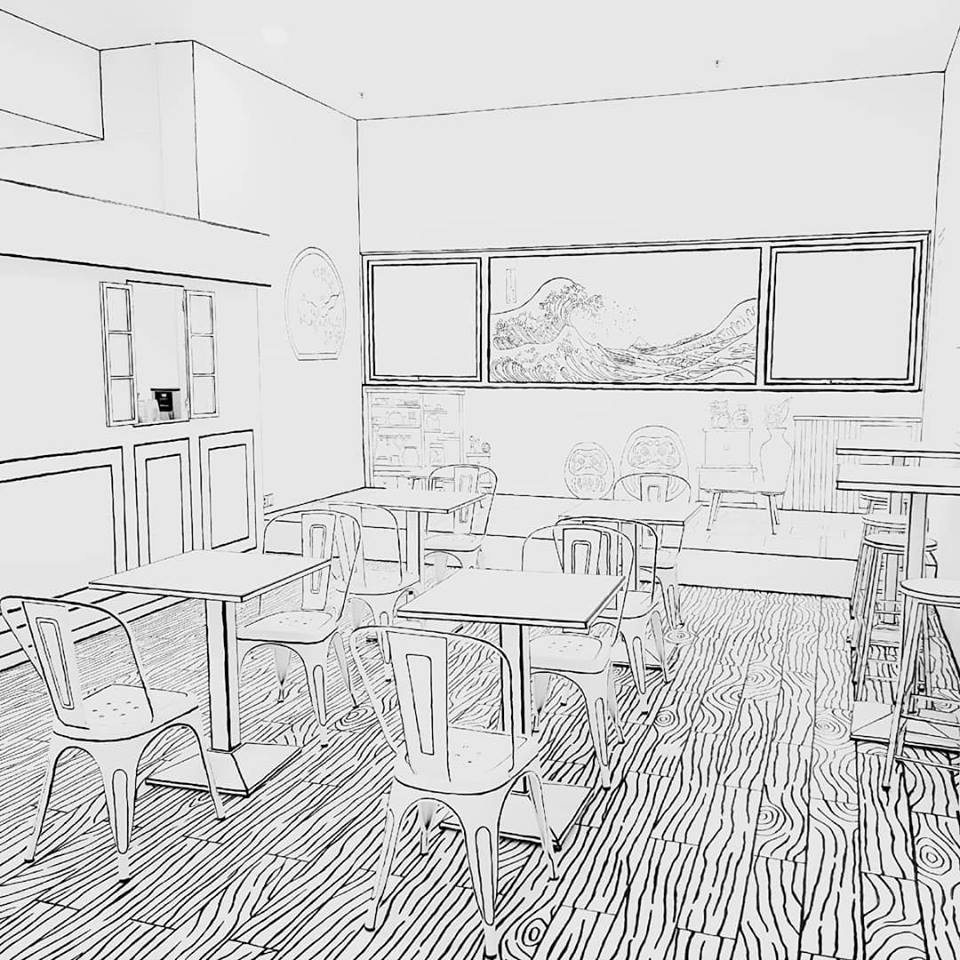 This Bubble Tea Shop In Bandar Sunway Looks Like A Sketchbook!