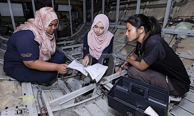 Believe It Or Not, This Young Mother Is Working As Aircraft Avionics Technician!